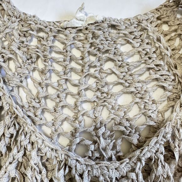 COPY - Eileen Fisher Womens Beige Sleeveless Scoop Neck Open Knit Linen Blend T… - Picture 12 of 12